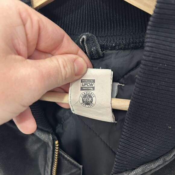 Vintage Carhartt Quilted Canvas Artic Vest “Onyx” V02 ONX - Picture 9 of 9